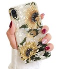  Compatible For Iphone Xr Case For Girls Women Cute Pattern Sparkle Yellow