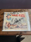 1948 Sangre Y Plata Mexican Lobby Card Errol Flynn Ann Sheridan Western