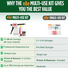 E e Denture Soft Reline Kit - Long-lasting Soft Grip  Easy To Apply  Multi-use