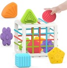 Toddler-friendly Multi-sensory Shape Blocks - Educational Playmates For Ages 1 