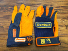 Jose Altuve 2023 Astros Game Used Franklin Batting Gloves Orange Navy Mvp Logo