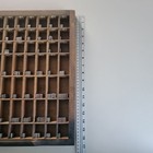 Antique Hamilton Style Wood Printer s Drawer W 2 Hot Foil  Letterpress Type Sets