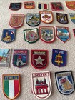 Lg Private Vintage Collection Of European  City-countries Patches Embroidered