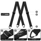 Suspenders For Men Heavy Duty  X Shape Back Hidden Suspender 1 5  Under Clothing