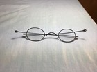 Antique Metal Spectacles Oval Eyeglasses Wire Rim Mid late 1800 s