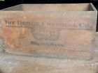 Antique Embalming Fluid Shipping Crate Dodge Chemical Co