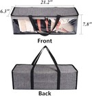 2 Packs Hat Storage Organizer Baseball Cap Bag Holder Carrying Case With Handles