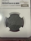 1943 Serbia 10 Dinara  Zinc Coin  Double-headed Eagle  German Occupation Ngc