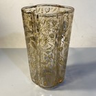 Antique Bohemian Moser Juice Glass tumbler Gold And Silver Art Glass Rare Signed