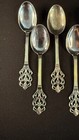 Set Of 6 Vintage Norway 830s Silver Demitase Spoons 4 1 2 Inches Long