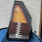 Vintage Sekova Chromaharp Autoharp String Instrument 36 Strings 15 Chords W case