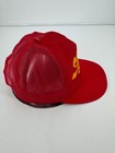Vintage Strohs Beer Hat Snapback Cap Mesh Trucker Yellow Red