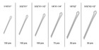 Swordfish 31080-555pc Cotter Pin Assortment