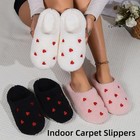 Winter Women s Heart-shaped Slippers shoes Indoor Comfortable
