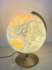 Vintage Replogle Globe - Light Up World Vision Series 12  Diameter Made In Usa