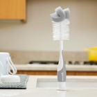 Munchkin   Sponge    Bottle Brush  Grey  2 Count  pack Of 1 