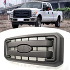 Front Radiator Grill Grille For 2011-2016 F250 F350 F450 F550 Super Duty Black