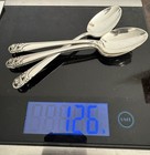 Vintage International Sterling 4 Silver Spring Glory 6  Spoons 126 Total Grams