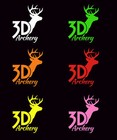 3d Archery Brand Window Decal Sticker bowhunting Sticker bowhunter target bow