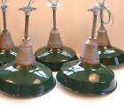 1-vintage Benjamin 16  Porcelain Explosion Proof Industrial Green Light Globe
