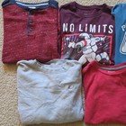 Old Navy   New Balance Lot Of 5 Boys  Long Sleeve Tops Size 14 16