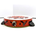 1950s U s  Metal Toy Mfr  Co  Halloween Party Jack O lantern Tambourine Symbols