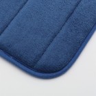 Soft U-shaped Bathroom Rug  Memory Foam Bath Mat  Non Slip Water Absorption Dry