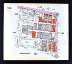 1929 Brooklyn Map Coney Island Board Walk Brighton Beach Hotels - New York City