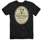 Guiness Extra Stout Beer Label Short Sleeve T-shirt In Black Size Large