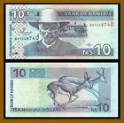 Namibia 10 20 50 100 200 N  Dollars  5 Pcs Set   1996-2002 P 4c 6b 8b 9a 10b Unc