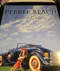 2002 Pebble Beach 52nd Concours D elegance  Nicola Wood Poster Cadillac 25 X 32 