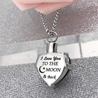 Youfeng Urn Necklaces For Ashes Always In My Heart Heart Cremation Jewelry Memor