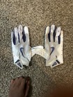 Nike Vapor Jet 8 0 Football Gloves L White purple Ncaa Tcu Gloves