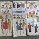 Vintage Mccall s 60s 70s 80s 90s Mixed Women   s Clothing Sewing Pattern Lot Of 12
