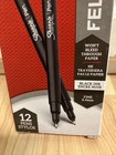 12-ct Sharpie Felt Tip Pens  Fine Point 0 4mm Felt Tip Markers  Journaling Pens