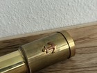 Vintage Brass Pocket Telescope 6 Inches 3 Draw Nautical Spyglass Anchor Emblem