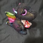 Ty Beanie Boos - Anora  The Black Dragon 6  Plush Stuffed Animal Toy