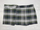 Girls R k Multi-color Plaid Box Pleat Culotte Uniform Skort Reg plu Sz 6 -14 1 2