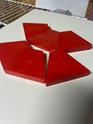 Nos Vintage Golf Club Red   Face Insert Persimmon   Laminated Club Bin  7 Each
