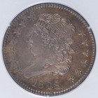 1828 Classic Head Half Cent Pcgs Ms63 Bn Ogh Rattler 13 Stars