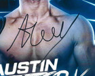 Austin Theory Autographed Blueprint Pro Wrestling 8x10 Future Lends Promo Photo
