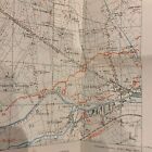 Merville France German Spring Offensive Ww1 Trench Map 1 20 000 36a Ne June 1918