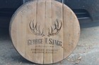 George T  Stagg Kentucky  Bourbon Whiskey Barrel Head lid