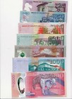 Mauritius Complete 7 Banknotes Set 25 To 2 000 Rupees 2009  2019 Pick 49-58  Unc