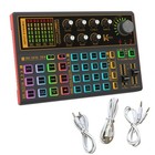 1set K300 Sound Card High Quality Recording Equipment For Live Broadcasts