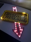 Spirit Halloween Beetlejuice Light-up Led Hanging Marquee Sign