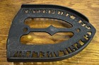 Antique Advertising Enterprise Mfg Co  Philadelphia Cast Iron Sad Iron Trivet