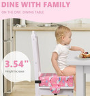 Sylynvia Toddler Booster Seat adjustable Straps  Portable Unicorn New