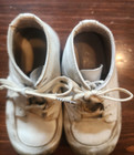 Vintage White Leather Toddler Shoes