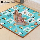 Baby Crawling Play Mat Foldable Children Carpet Double-sided Cartoon Kids Room